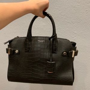 Croc Embossed Carlyle handbag